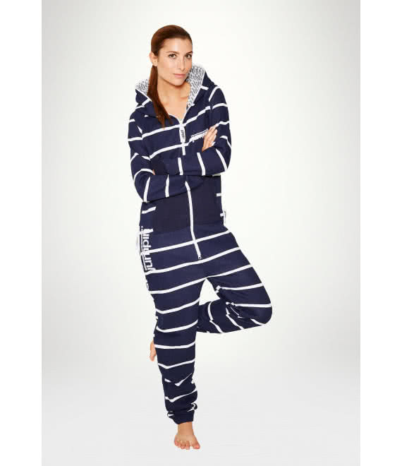 Jumpsuit Original Stripe Navy - Damen