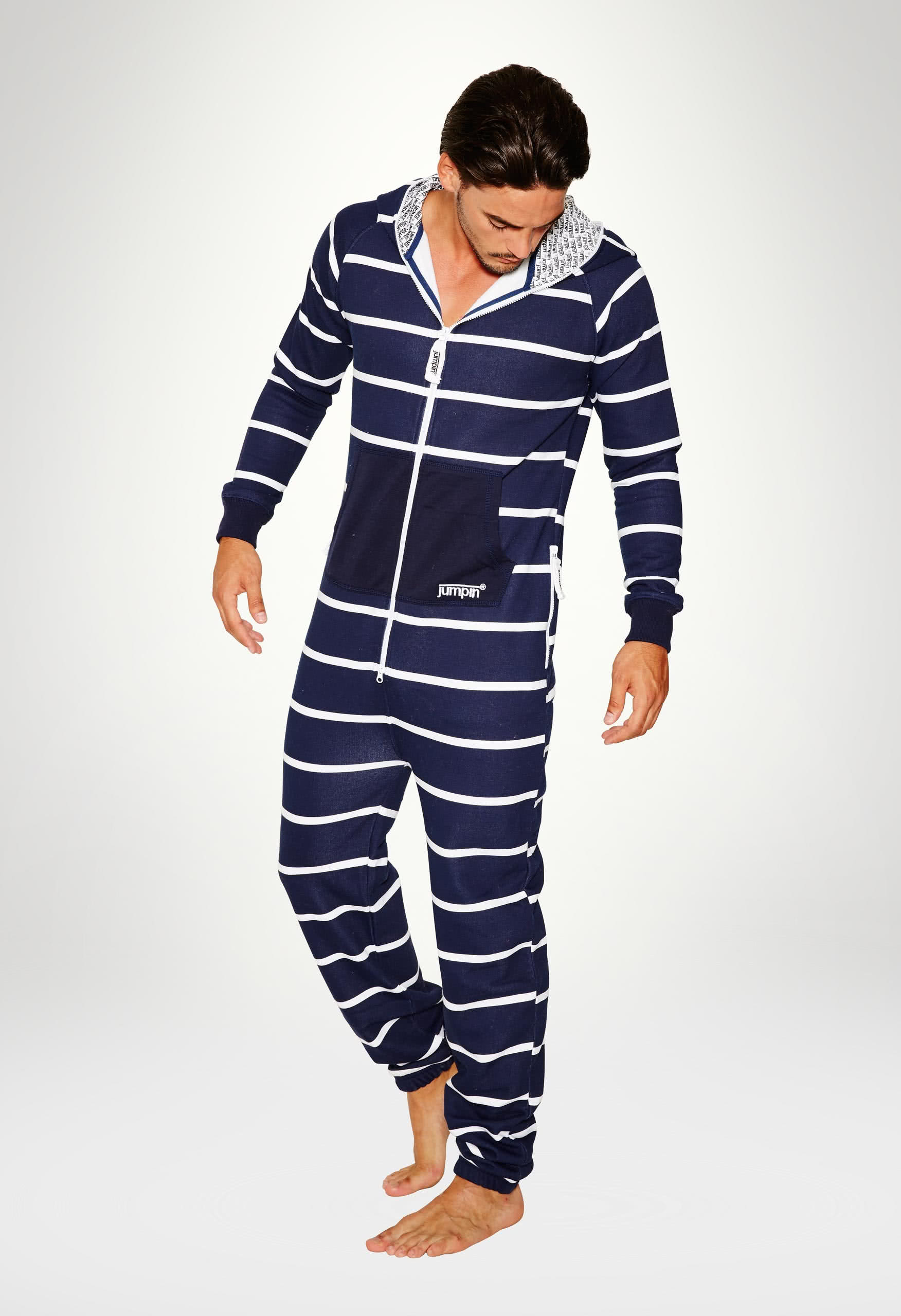 Jumpin Jumpsuit Original Stripe Navy Herren Shop