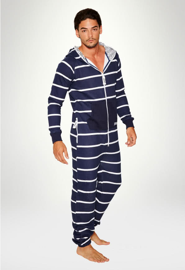 Jumpsuit Original Stripe Navy - Herren