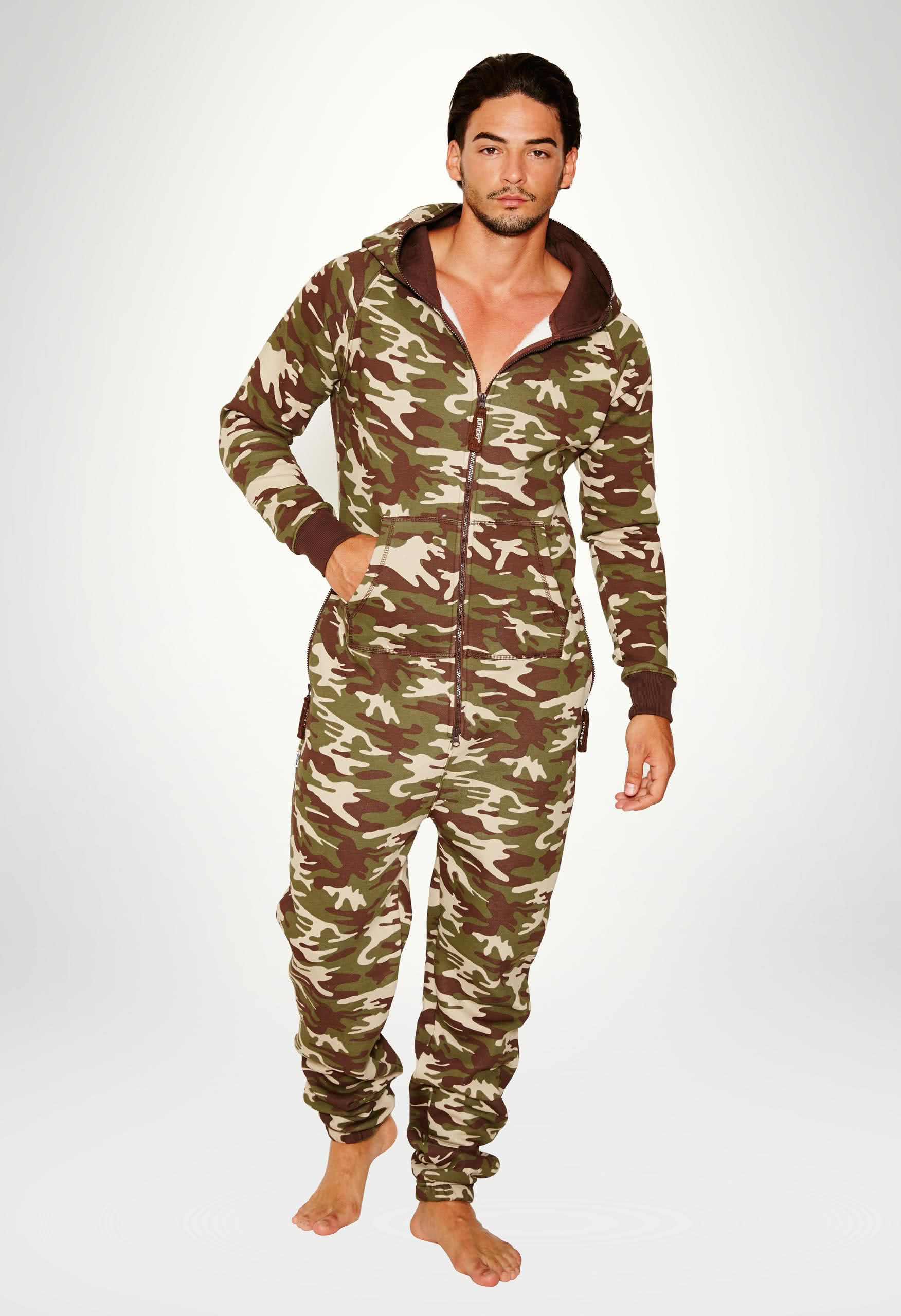 Jumpsuit tarnfarben Clearance