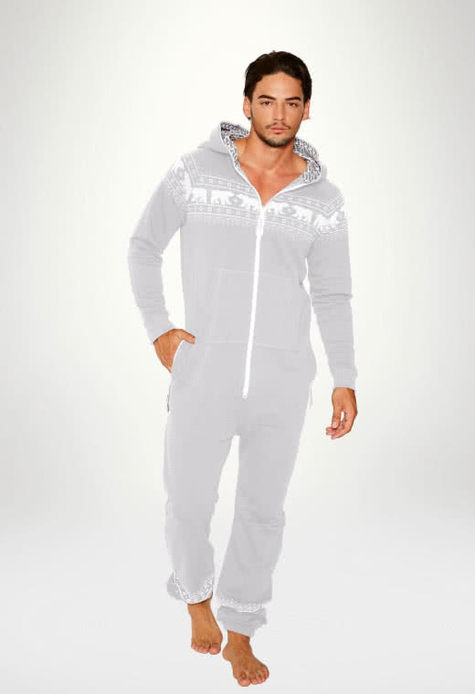 Jumpsuit Original Norwegian Bear Grey - Man