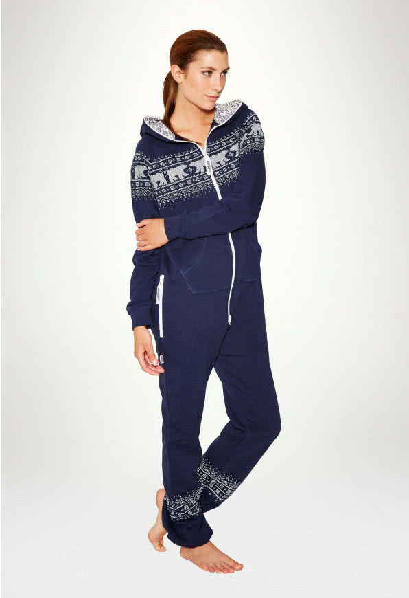 Jumpsuit Original Norwegian Bear Navy - Woman