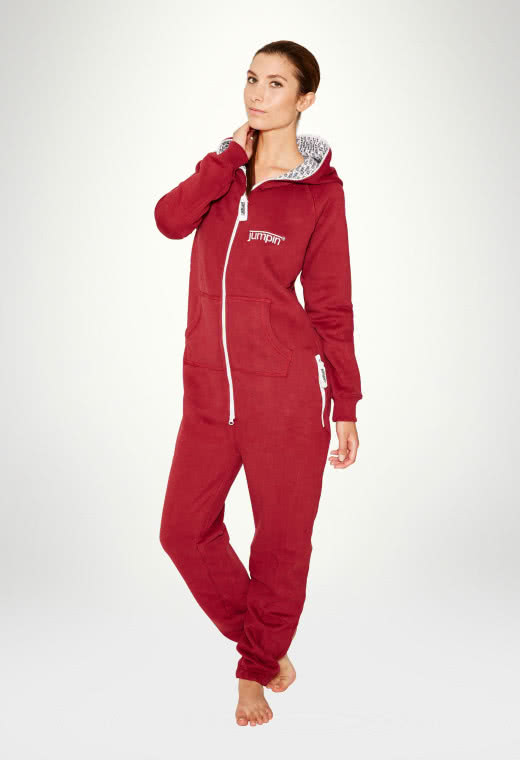 Jumpsuit Original Burgundy - Dame buksedragt Bordeaux