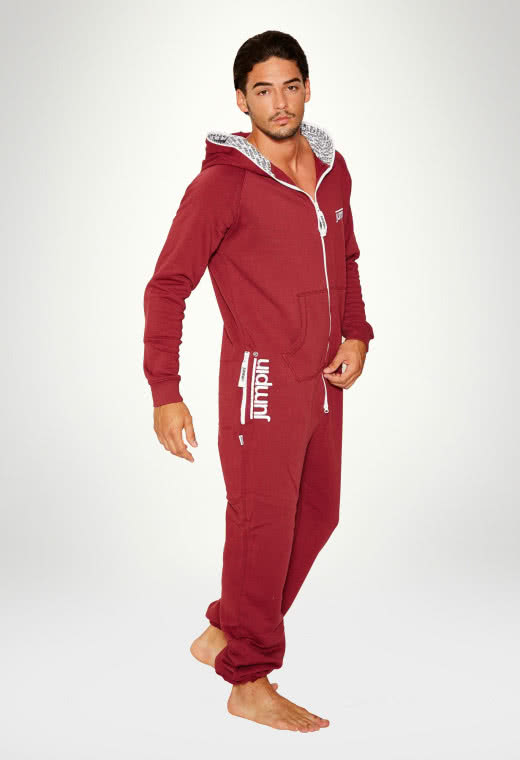 Jumpsuit Original Burgundy - Herre buksedragt Bordeaux